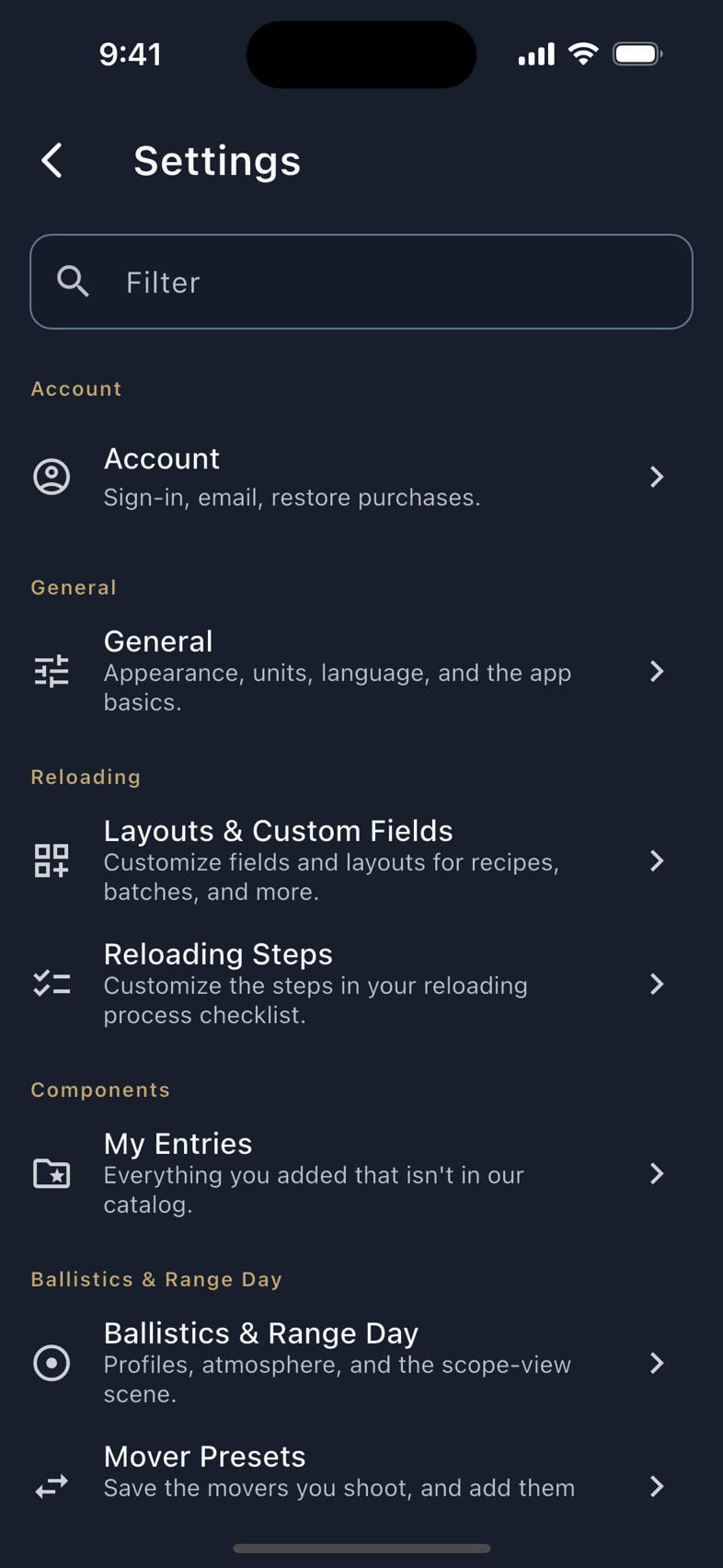 Settings, with Connected Devices among its sections.
