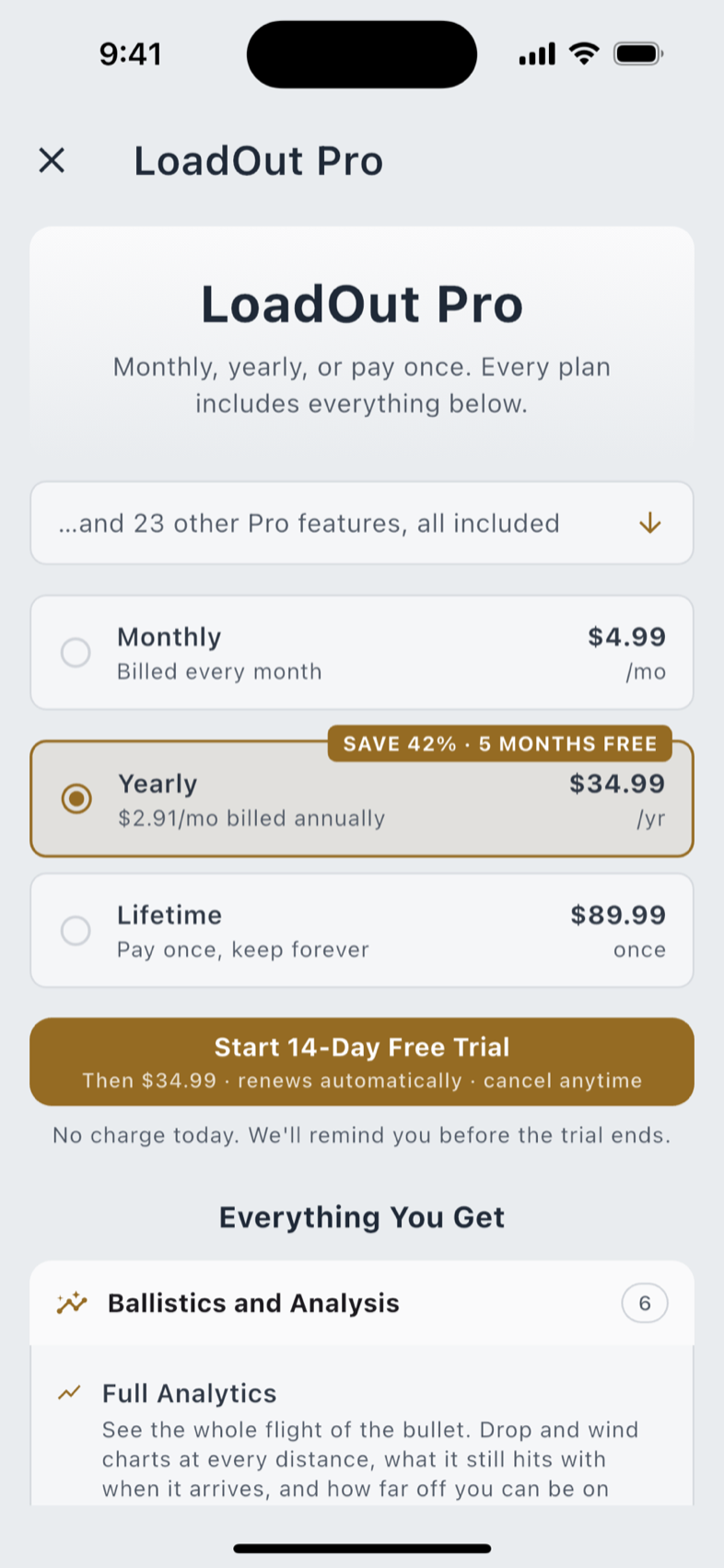 Restore Purchases on the Account screen, and the Pro paywall.