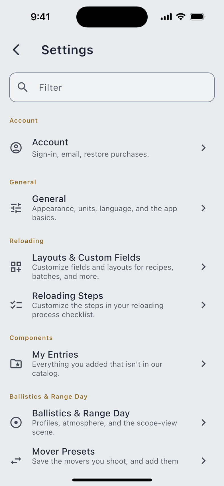 Settings, with Connected Devices among its sections.