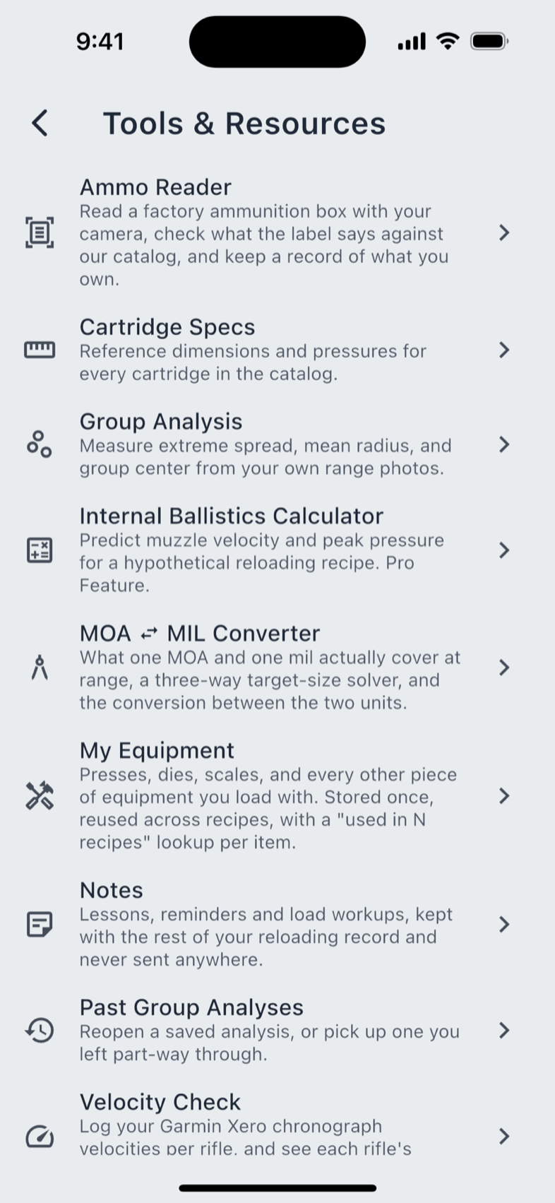 Tools & Resources, and the Bench hub it deliberately does not duplicate.
